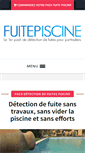 Mobile Screenshot of fuite-piscine.com