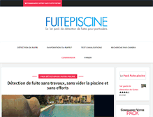 Tablet Screenshot of fuite-piscine.com